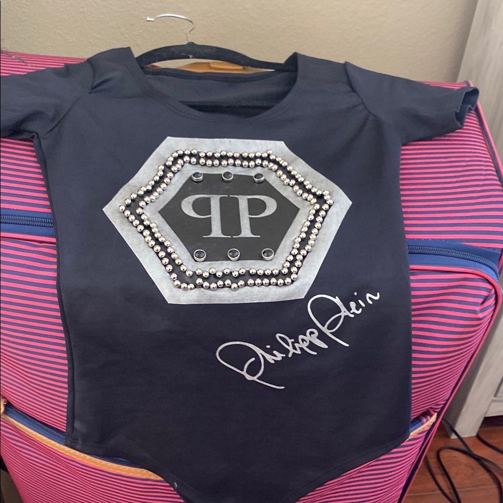 Philipp Plein Kids Black One Piece